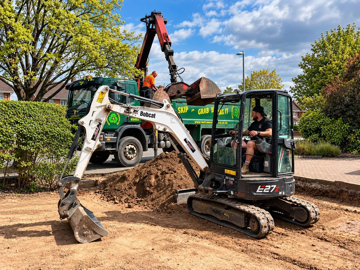 Excavator and operator hire
